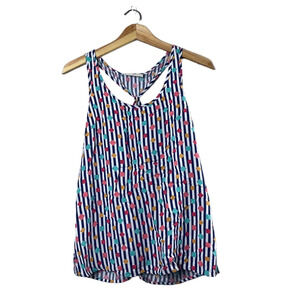 Women's Vintage ModCloth Confetti Tank Top L